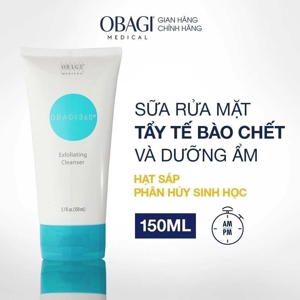 Sữa Rửa Mặt Tẩy Tế Bào Chết Obagi360 Exfoliating