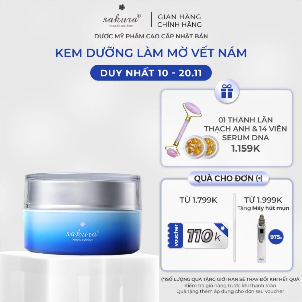 Kem Giảm Nám Toàn Diện Sakura Transforming Cream 30g