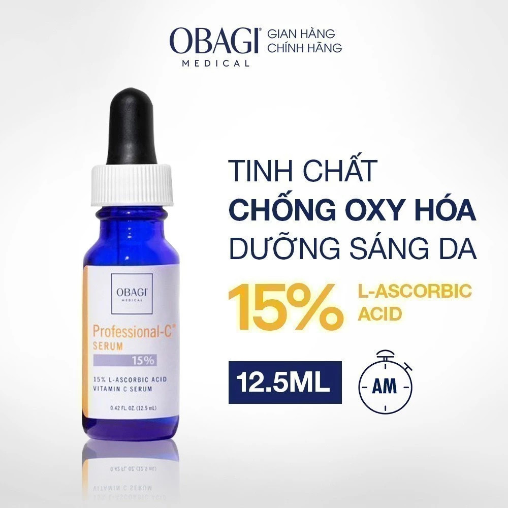 Serum Vitamin C 15% Dưỡng Sáng Da & Chống Oxy Hóa Obagi Professional-C