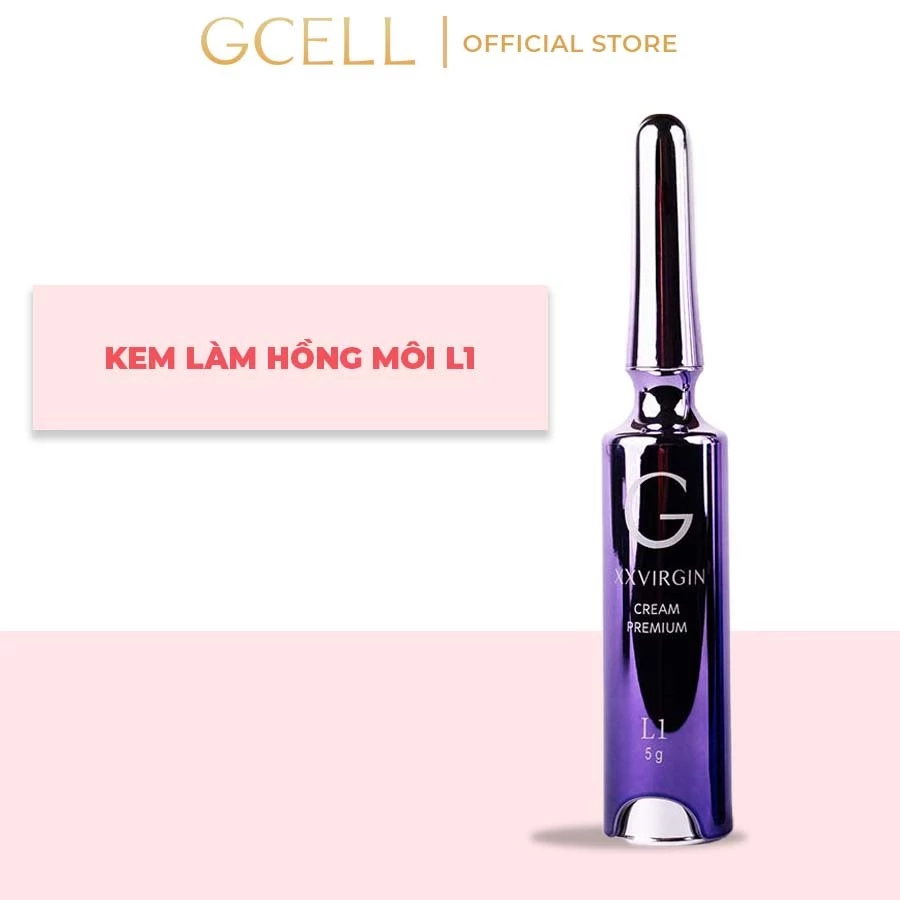 [ MẪU MỚI ] Kem Giảm Thâm Hồng Môi Hàn Quốc GCell XX VIRGIN Premium Cream L1