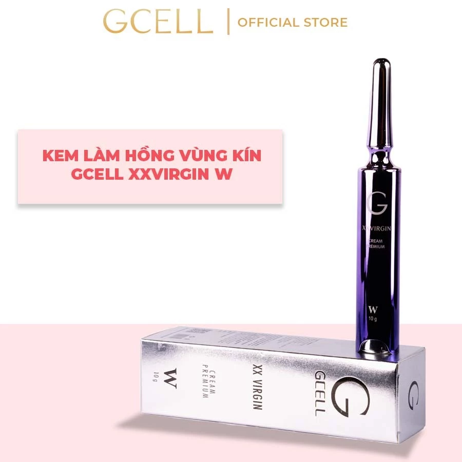 [ MẪU MỚI ] Kem Giảm Thâm Làm Hồng Vùng Kín Hàn Quốc GCell XX VIRGIN Premium Cream W