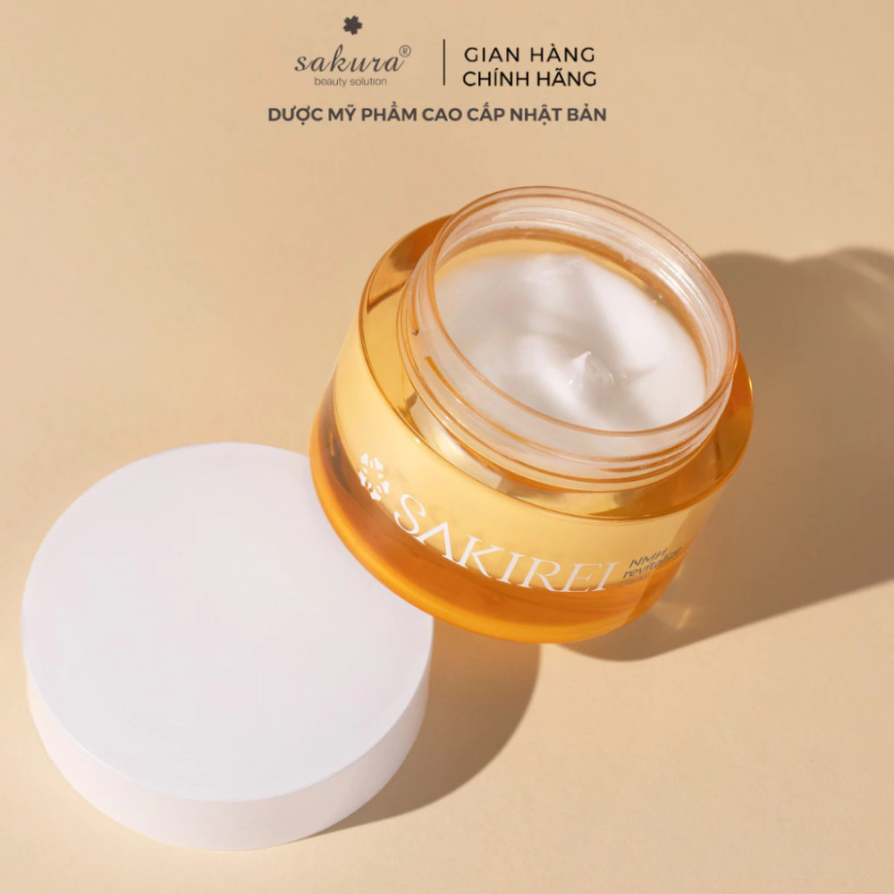 Kem tế bào gốc NMN dưỡng trắng, tái sinh phục hồi làn da Sakirei NMN Revitalize Cream