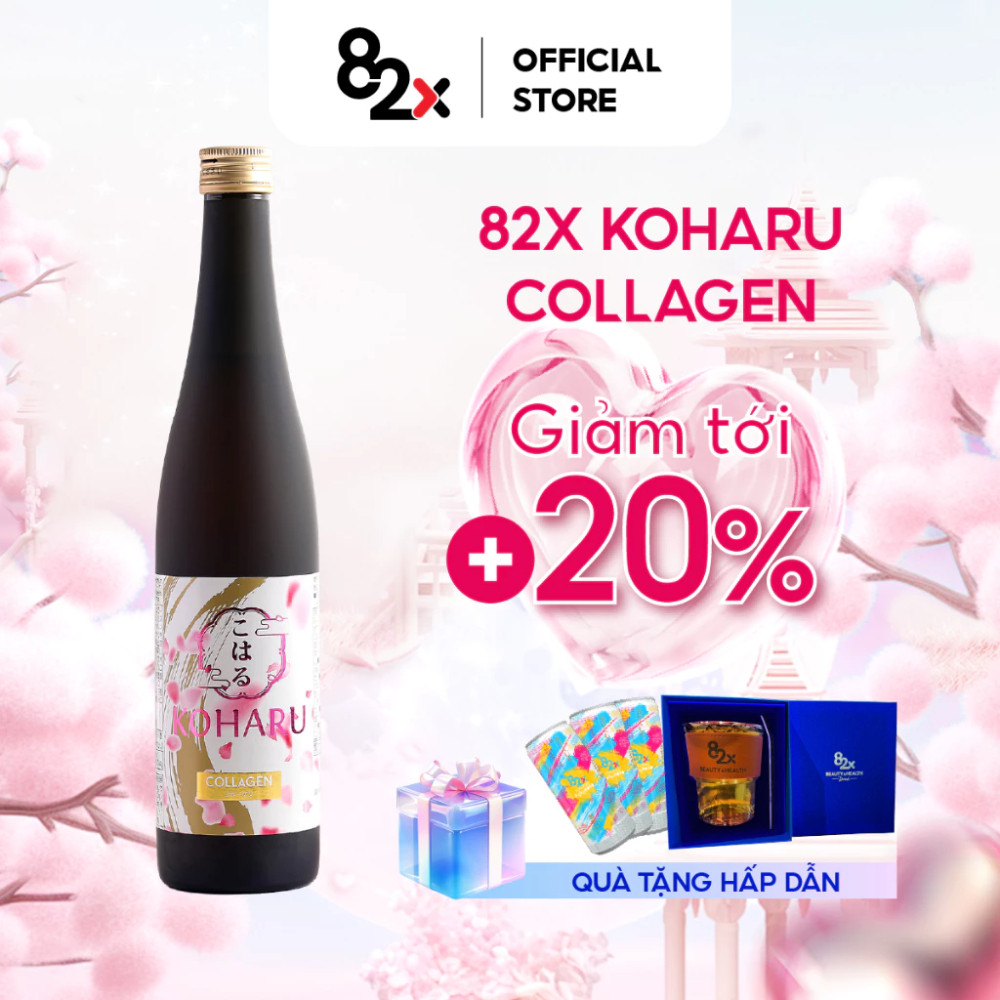 Nước Uống 82X KOHARU COLLAGEN Khỏe Tóc & Móng