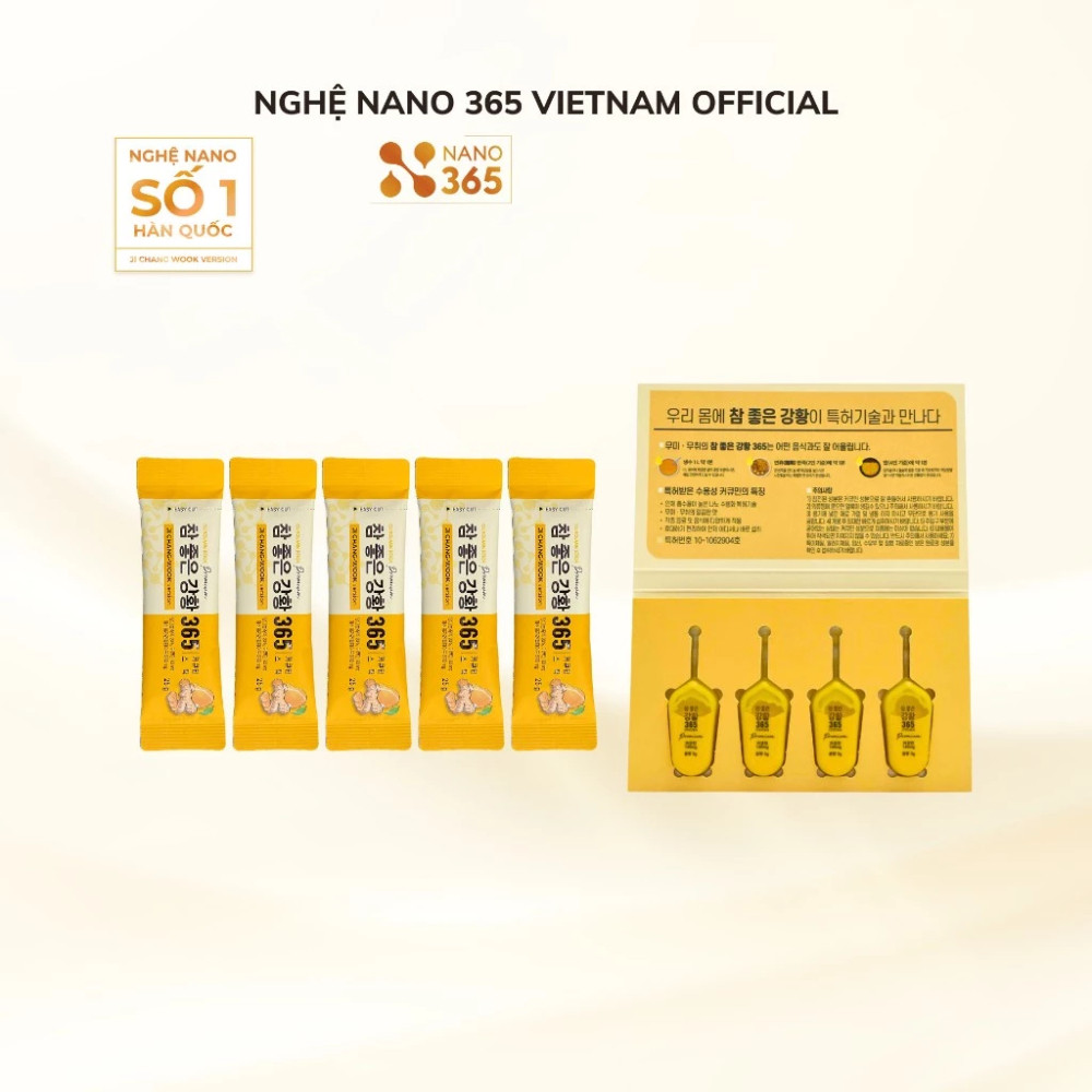 [NEW VERSION]Combo Thạch Nghệ Nano 365 Set 5 Thanh Premium và Tinh nghệ Nano 365 Vĩ 4 tuýp Premium