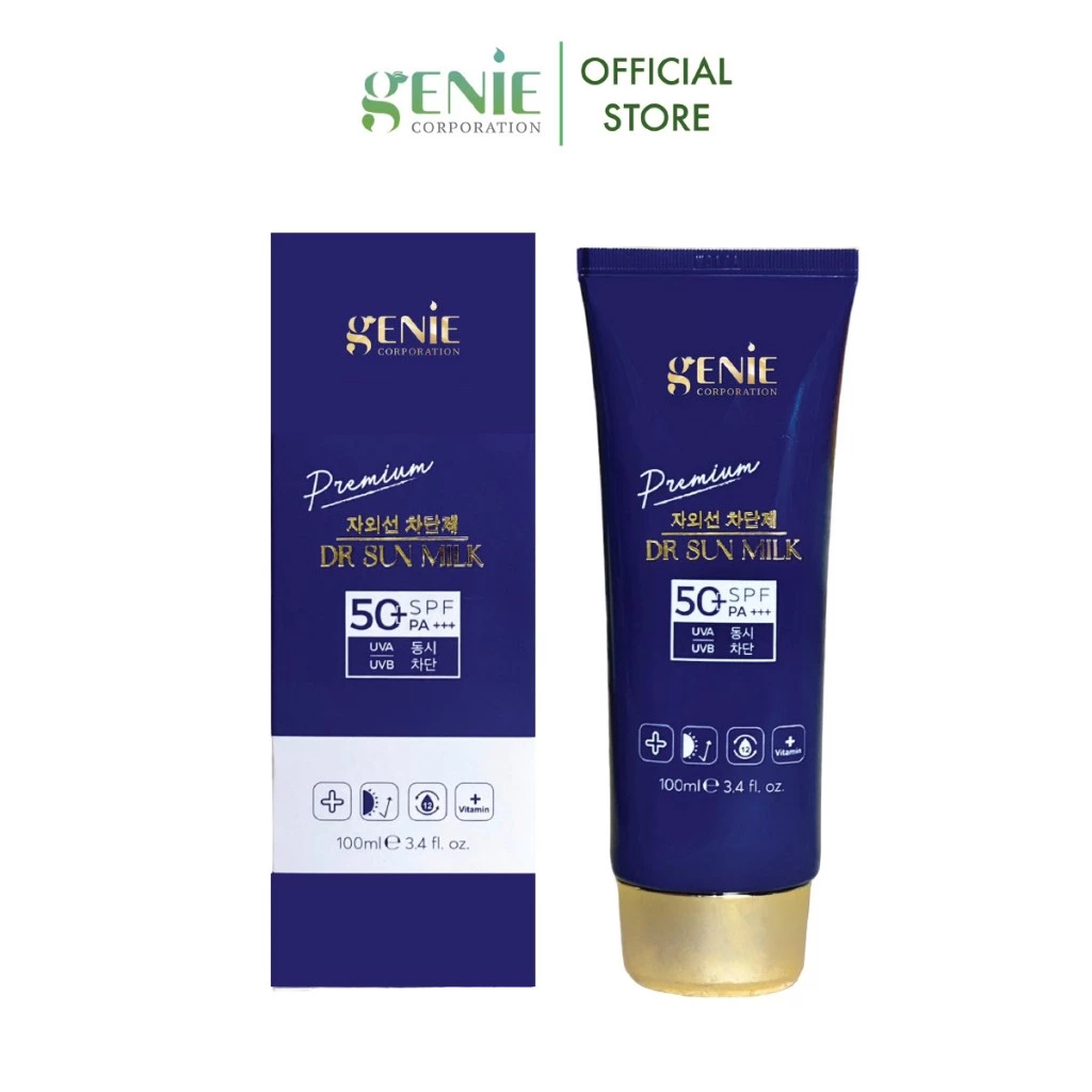 Kem Chống Nắng Phổ Rộng Đa Chức Năng Dr Sunmilk Premium Genie SPF 50 PA+++