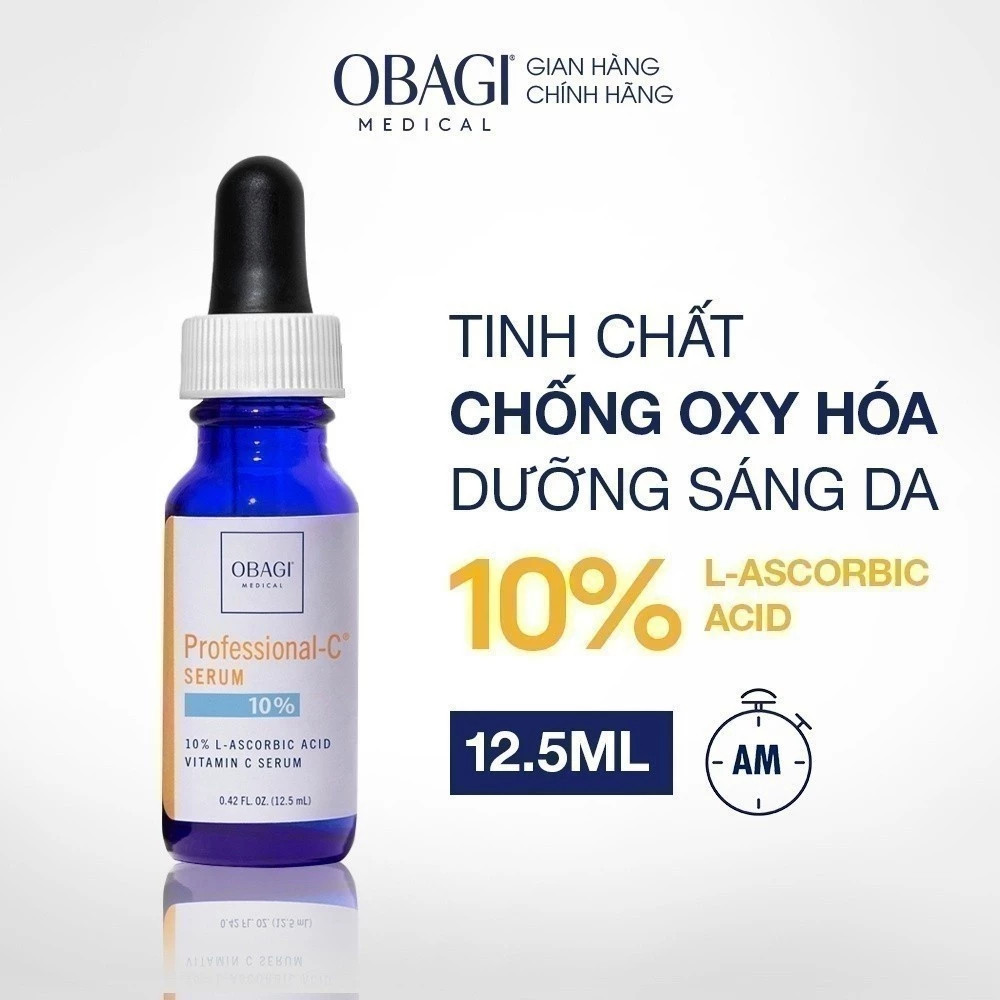 Serum Vitamin C 10% Dưỡng Sáng Da & Chống Oxy Hóa Obagi Professional-C