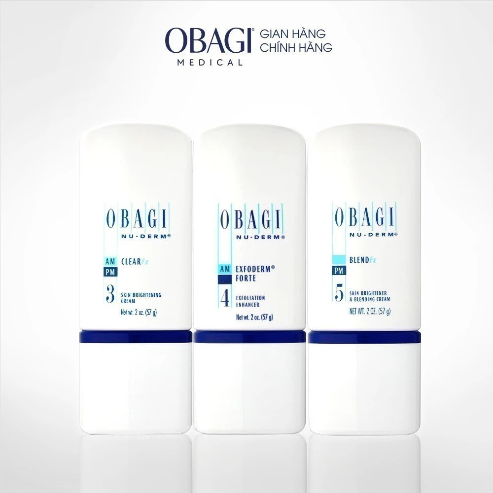 Bộ Kem Dưỡng OBAGI NUDERM và Lotion Tẩy Da Chết Nu-Derm Exfoderm