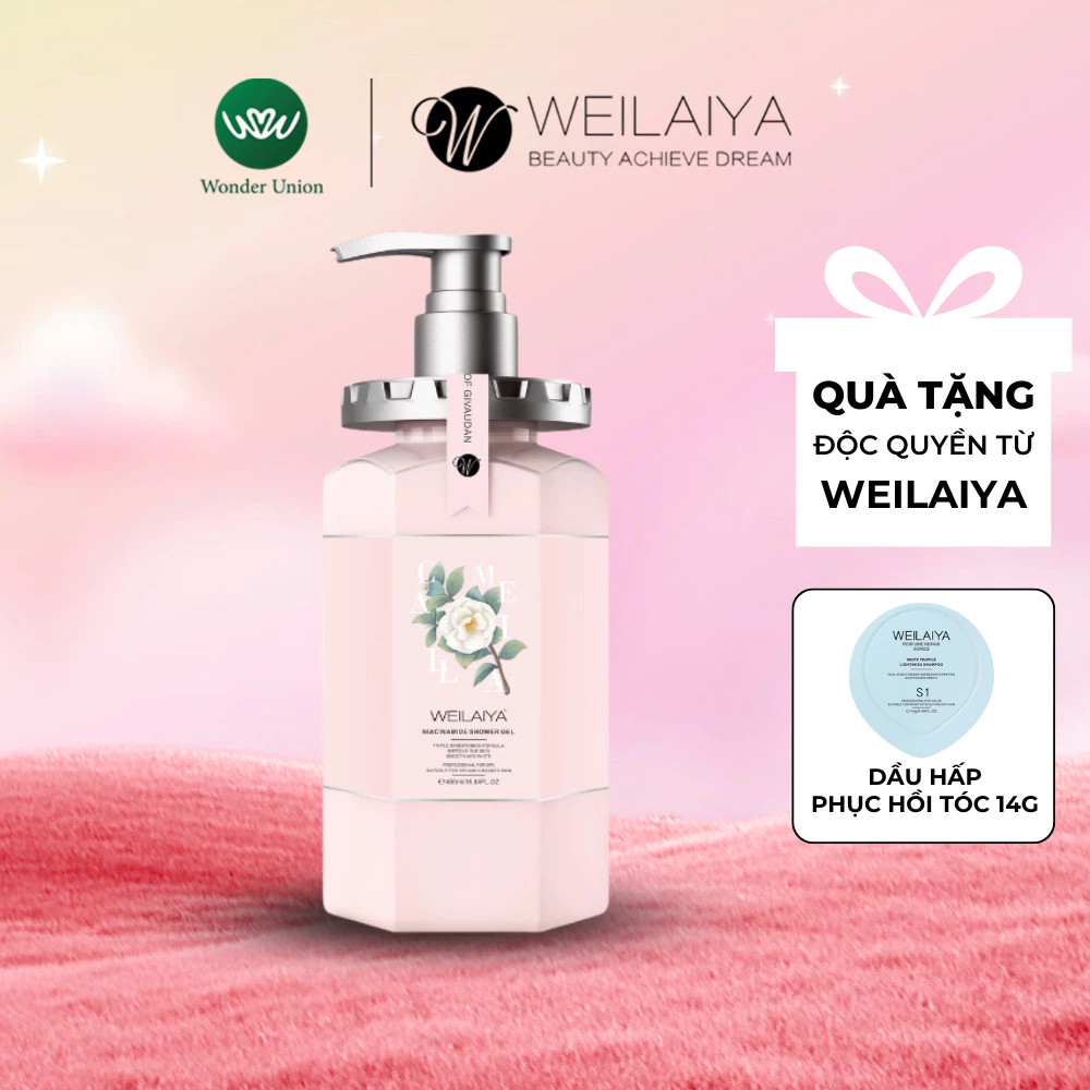 Sữa Tắm Trắng Da, Làm Sạch Da Toàn Thân Niacinamide Weilaiya Thơm Lâu Phù Hợp Cho Mọi Loại Da