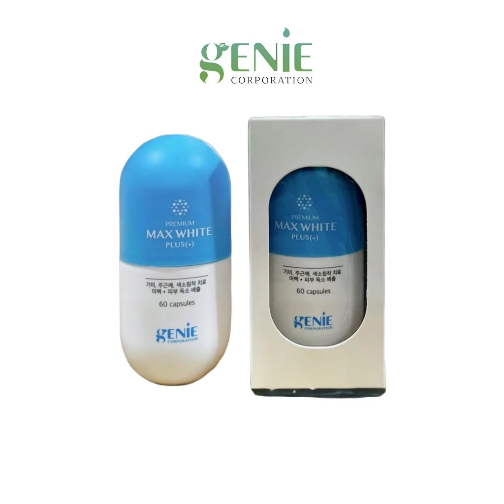 Viên Uống Max White Premium Genie Trắng Da Mờ Nám