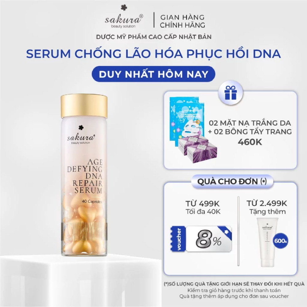 Serum Dưỡng Da Chống Lão Hóa Sakura Age Defying DNA Repair Serum