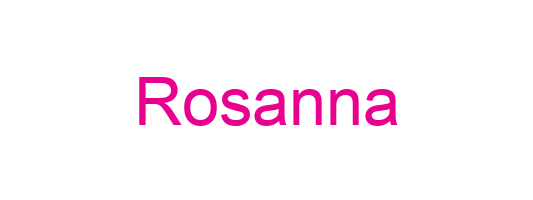 Rosanna