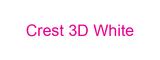 Crest 3D White